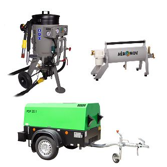 Pack aérogommeuse novgom 40/compresseur atmos pdp20_0