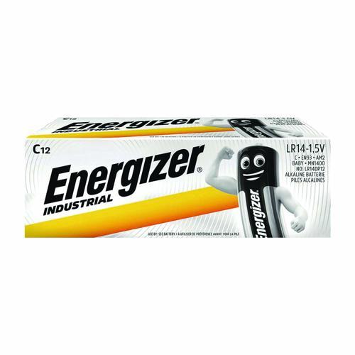 PILE ALCALINE INDUSTRIAL C/LR14 - LOT DE 12 - ENERGIZER