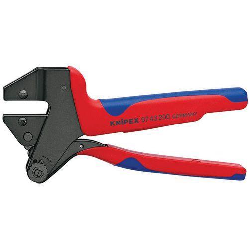 PINCE À SERTIR UNIVERSELLE 200MM - GAINES BI-MATIÈRE - KNIPEX