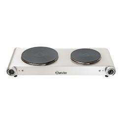 Réchaud Électrique Professionnel - 2 Plaques - 2,5 kW - Bartscher - 3667335019250_0