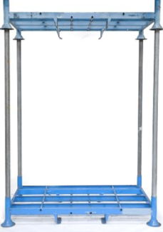Rack mobile gerbable en acier - démontable avec ou sans chandelles - dimensions externes 2030x1180 mm_0