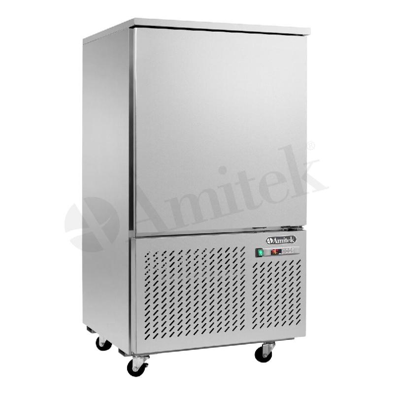 Refroidisseur à air 10 bacs GN1/1-EN60x40 avec sonde à broches. Centrale numérique Dixell® avec 4 programmes mémorisables. AMITEK Modèle ABT101 - 2595_0