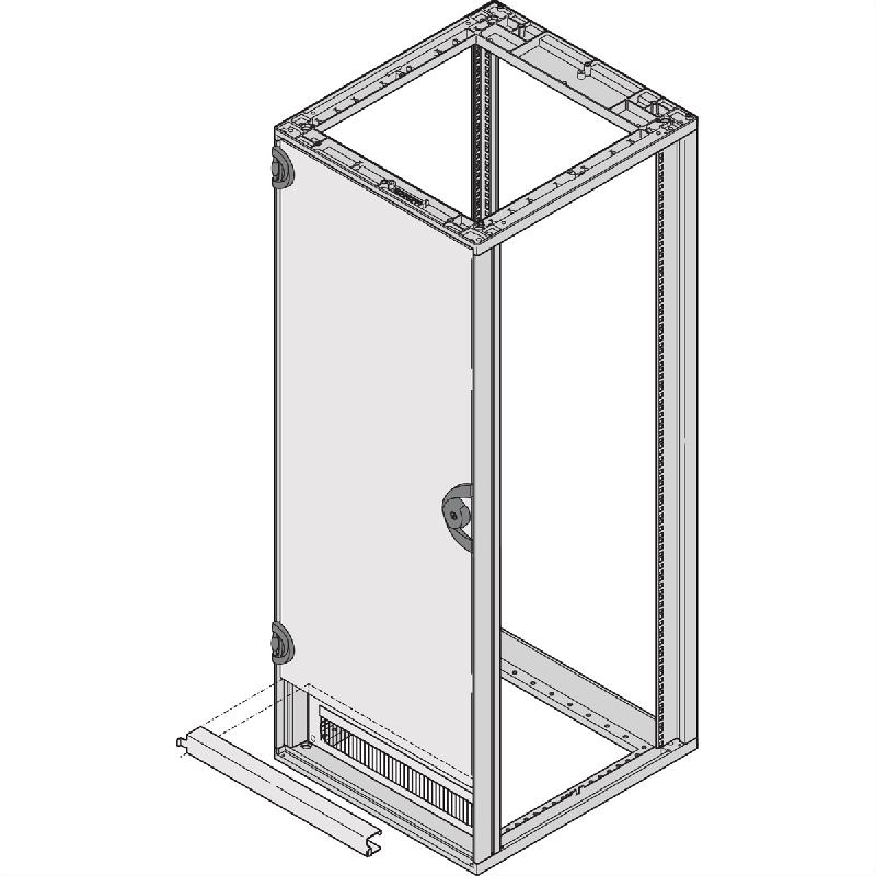 SCHROFF Novastar Support de charnière de porte pour porte raccourcie, pour porte avant Slim-Line_0
