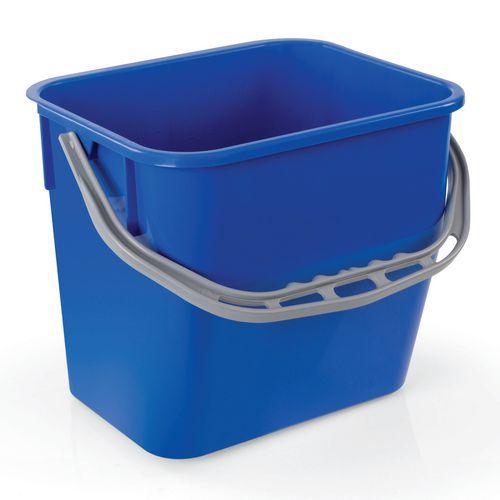 SEAU EN PLASTIQUE BLEU H:26.5 CM CAP.:12 L