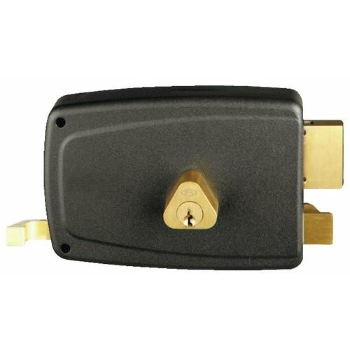 SERRURE EN APPLIQUE HORIZONTALE - À TIRAGE - À CYLINDRE - D - MATCH JPM