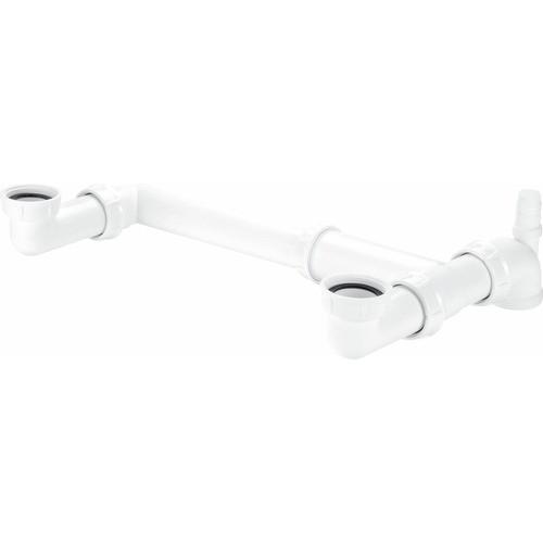 SIPHON GAIN DE PLACE POUR ÉVIER DOUBLE CUVES - 0294981 NICOLL