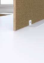 SOCLE POUR PANNEAU ÉCRAN DE SÉPARATION B-ZEN EN MÉLAMINÉ  L 120 CM