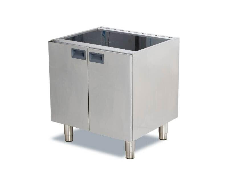 Soubassement inox avec armoire – 50 x 68 cm – Réf. AKS-SGS-D606D - AKS-SGS-D606D_0