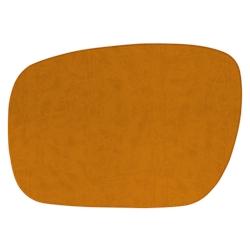 Stil Casa, set de 12 sous-plat unicolores, polyuréthane laminé cousu, 44xh. 31 cm, finition dollaro, couleur jaune ocre. - TOV-D-OV-OCD_0