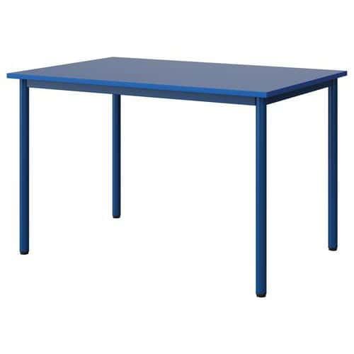 TABLE MALIBU 120X80 T6 4P STRA ABS BLEU U525/BLEU 5005 - MANUTAN EXPERT