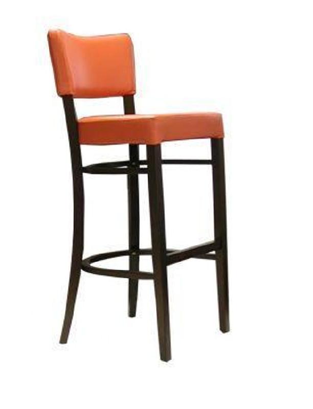 Tabouret de bar Celio - assise et dossier rembourrés_0