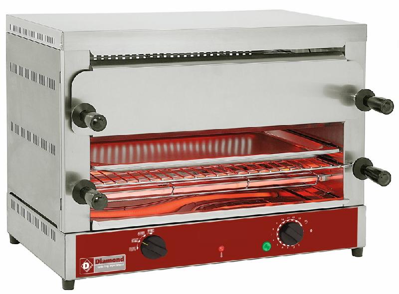 Toaster-salamandre électrique 2 étages - quartz - MD22/R-N_0