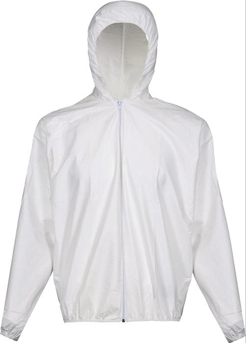 Veste de protection chimique CoverStar® - taille XXL - blanc - matériau CoverStar® - antistatique - normes EN 13034, EN 14126, EN 1149-5_0