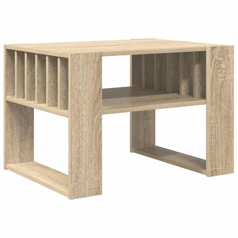 VidaXL Table basse Chêne Sonoma 66 x 49,5 x 45 cm Bois d'ingénierie Modèle Orion Master Panorama - 8000118_0