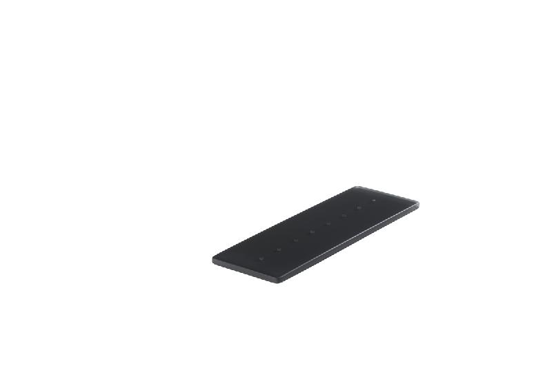 BARRETTE DE DÉGUSTATION RECTANGULAIRE GRIS RÉSINE 30 CM MEALPLAK