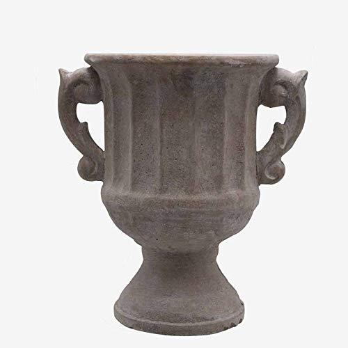 Better & Best 3001369 - Jardinière décorative en béton couleur terre cuite - 19,5 x 15 x 20,5 cm_0
