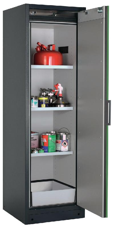 ARMOIRE SÉCURITÉ Q-CLASSIC-90 Q90.195.060.R GRIS/VERT - MANUTAN COLLECTIVITÉS