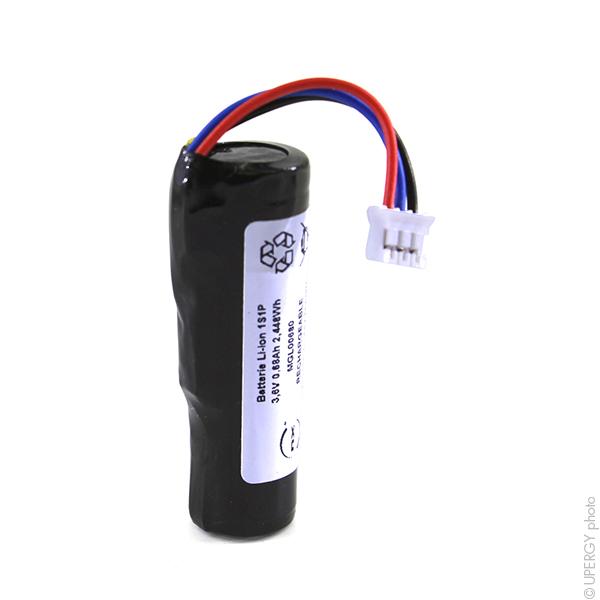 Batterie Li-Ion 1x AA 1S1P ST1 - 3.6V 680mAh JST - Marque NX_0