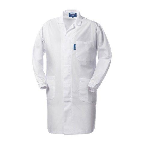 BLOUSE DE TRAVAIL HOMME EN TISSU MÉLANGÉ BLANC