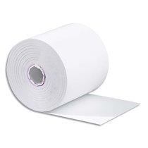 BOBINE CARTE BANCAIRE 57X60X12MM, LONGUEUR 40 MÈTRES, PAPIER THERMIQUE 55G 1 PLI SANS BPA - LOT DE 50