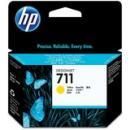 CARTOUCHE D'ENCRE JAUNE HP POUR DESIGNJET T520 EPRINTER / T120 (N°711)