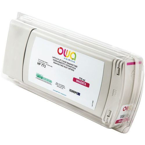 CARTOUCHE TRACEUR REMANUFACTURÉE HP 773 - MAGENTA