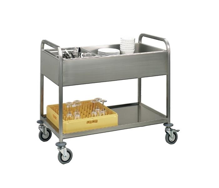 CHARIOT AVEC BAC - 1 160 X 560 X 900 MM