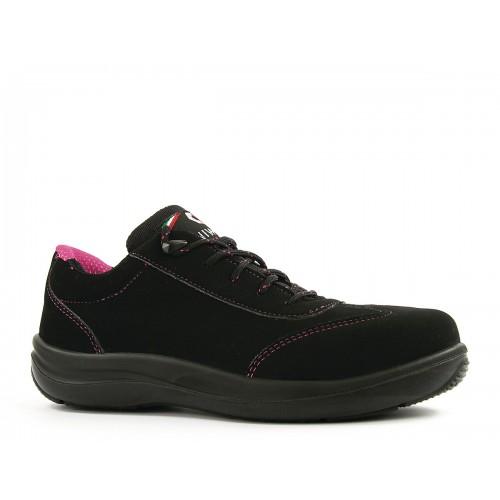 CHAUSSURES DE SÉCURITÉ BASSES FEMME LOLITA S3 SRA - NOIR ET ROSE - T40 UNIWORK