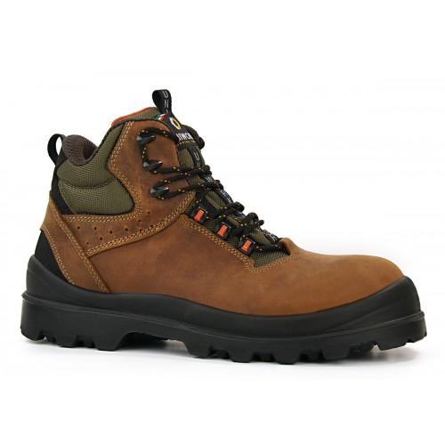 CHAUSSURES DE SÉCURITÉ HAUTES ARAL S3 SRC EN CUIR GRAS PLEINE FLEUR - TAILLE 45 UNIWORK