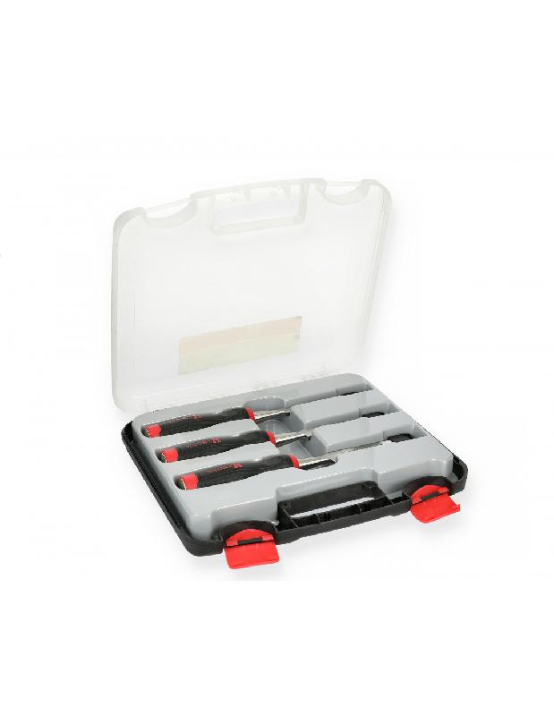 COFFRET DE 3 CISEAUX À BOIS SPRO À FRAPPER 10-15-20MM - HANGER - 110490