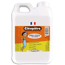 COLLE BLANCHE VINYLIQUE / BIDON DE 5 LITRES DE COLLE BLANCHE