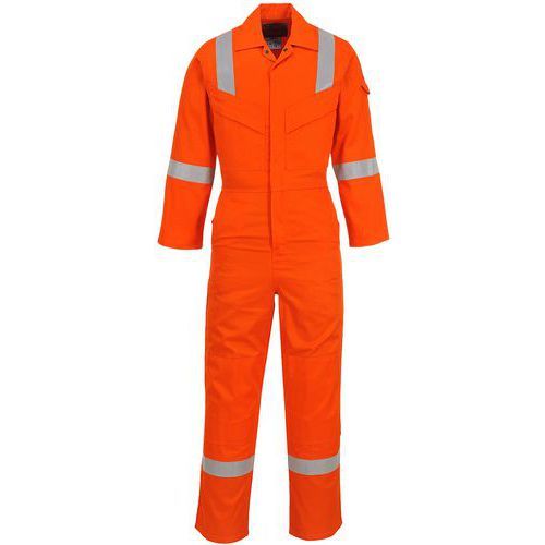 COMBINAISON ANTISTATIQUE LÉGÈRE 210G FR21 ORANGE XL - PORTWEST