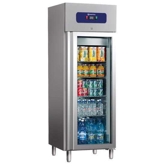 Congélateur inox porte vitrée température -10/-18°c et volume 400 l - PBMB0014/FG_0