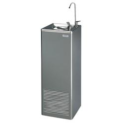 COSMETAL Fontaine Refrigeree Reseau Detente Directe Avec Banc De Glace - Debit 20L/H - 2 Sorties - Inox RIVER-IB-20/2-I - Acier inoxydable 18/10 RIVER_0