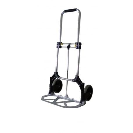 Diable aluminium pliant télescopique (trolley) - 980 x 430 x 485 mm - charge maxi 70 kg - Viso | RP60FOL_0