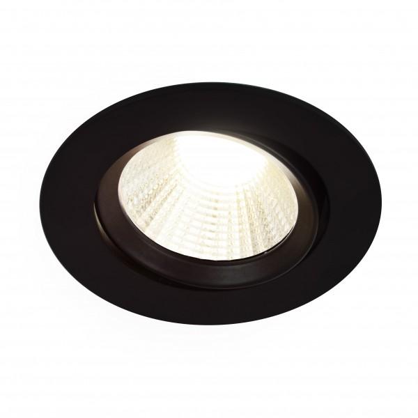 DORADO 3-KIT DIM TILT SPOT ENCASTRÉ MÉTAL ET PLASTIQUE NOIR LED INTEGRÉE 2700K - NORDLUX 49400103