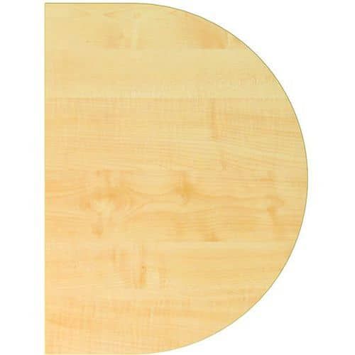 EXTENSION DE BUREAU-80X103CM-ÉRABLE-ARGENT - HAMMERBACHER