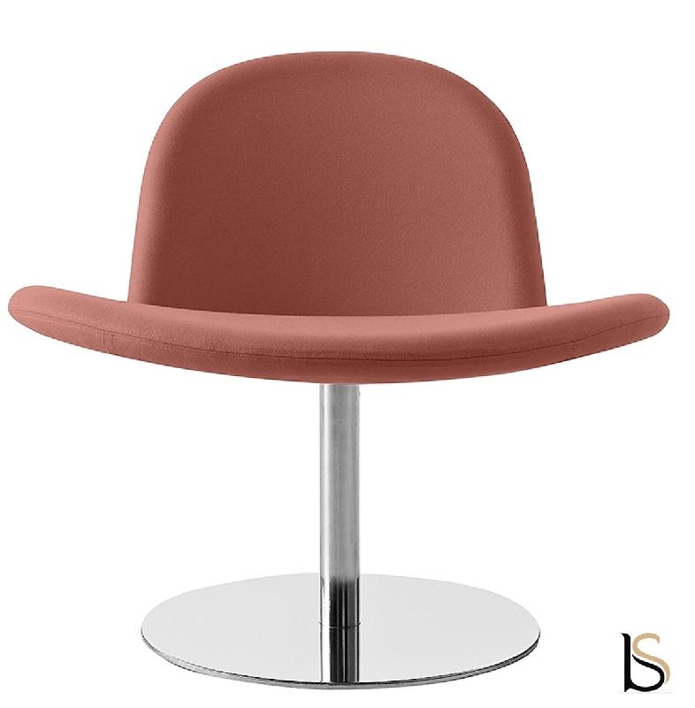 Fauteuil Orlando - Softline - Felt Rose tendre 642_0