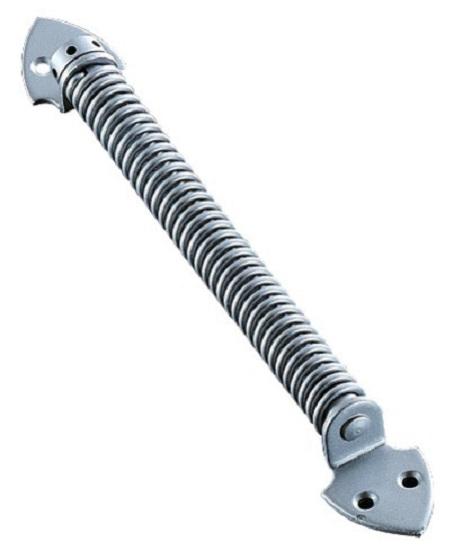 FERME-PORTE À RESSORT SPIRAL MODÈLE N°72 AVEC VERNI DIAMÈTRE 19MM ACIER FINITION ARGENT – GROOM - 172001U