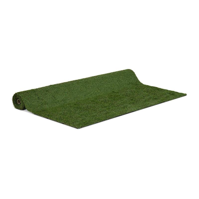 Gazon synthétique - 200 x 500 cm - Hauteur 30 mm - 14 piqûres/10 cm - Résistant aux UV - Jardin - Réf : 14_0007375_0