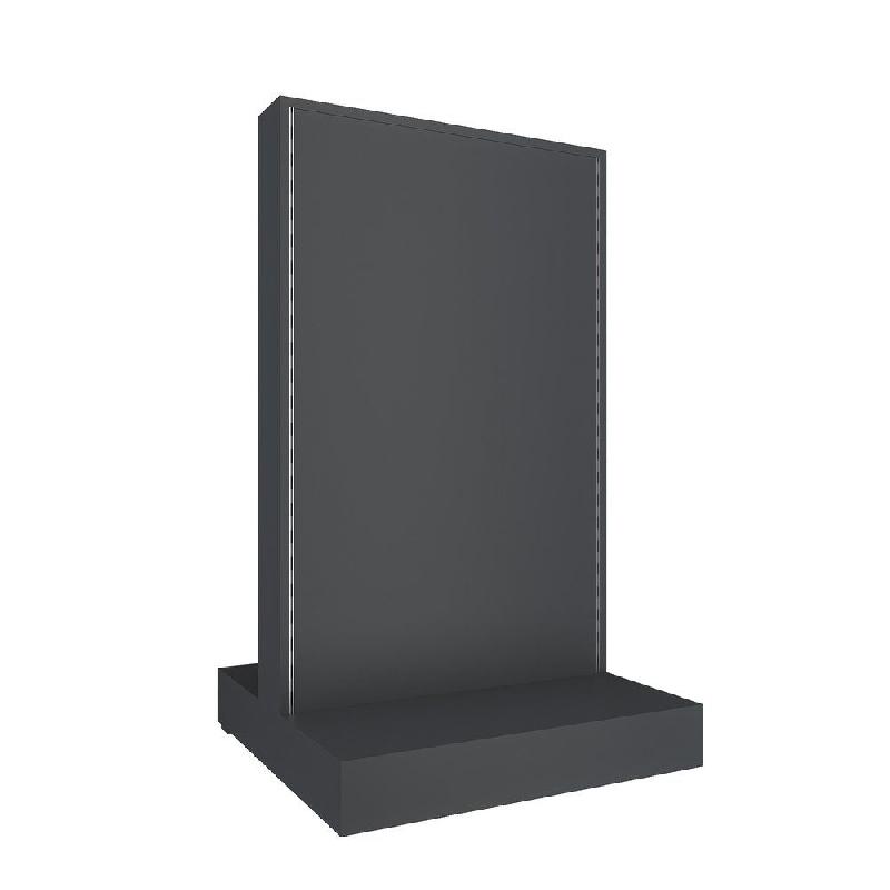 Gondole double face L74xP74xH125cm - anthracite_0