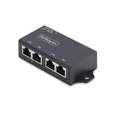 Injecteur PoE+ 2 Ports Gigabit Midspan, 10/100/1000Mbps, PoE+ (802.3af/802.3at), 30W, Ethernet 1Gbps_0