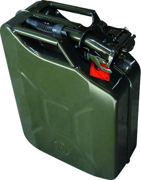 JERRICAN METAL 20L AVEC BEC FLEXIBLE