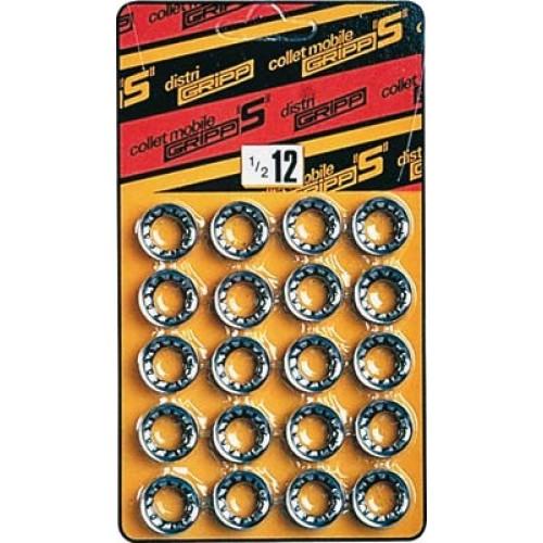 JOINT GRIPP Ø 10 ÉCROU Ø 15/21 PAR CARTE DE 20 GRIPP