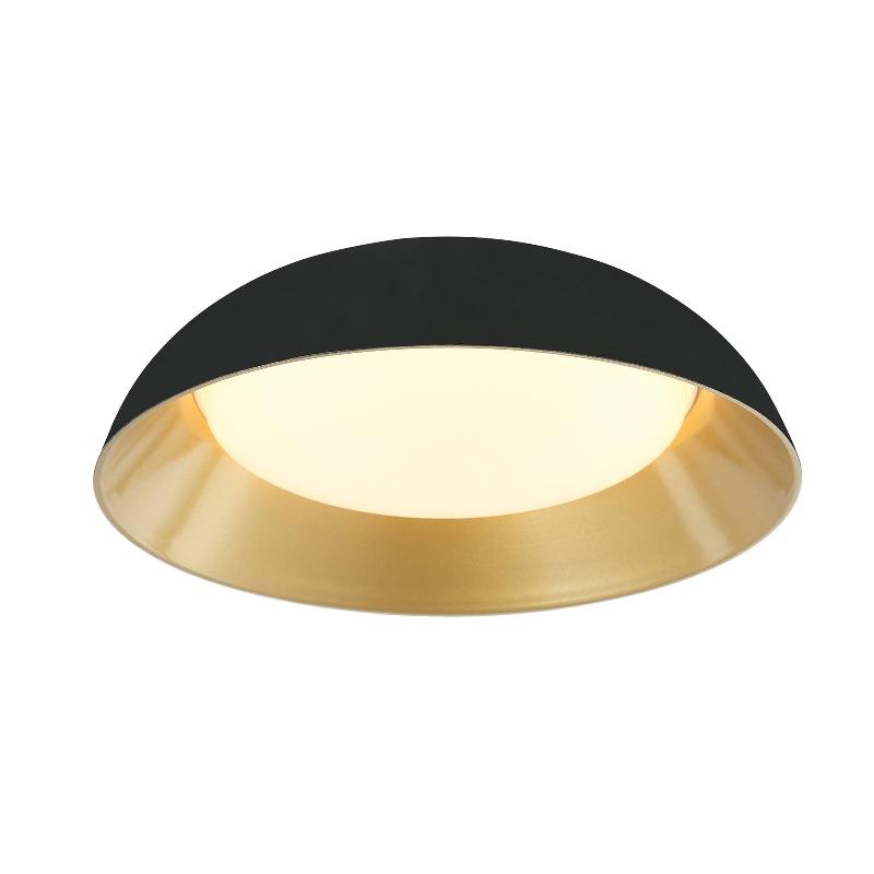 LINDBY JULIVEN PLAFONNIER LED, NOIR-DORÉ