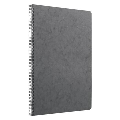 LOT DE 5 - CAHIER RELIURE INTÉGRALE AGE BAG A4 100 PAGES LIGNÉ + MARGE - GRIS