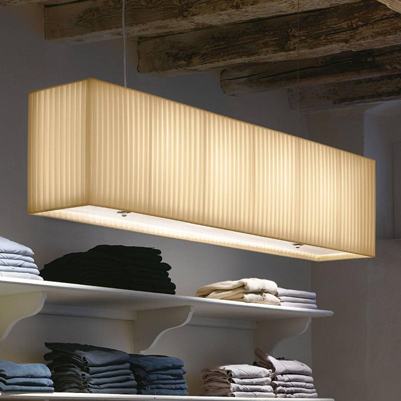 MODO LUCE RETTANGOLO SUSPENSION 120 CM IVOIRE