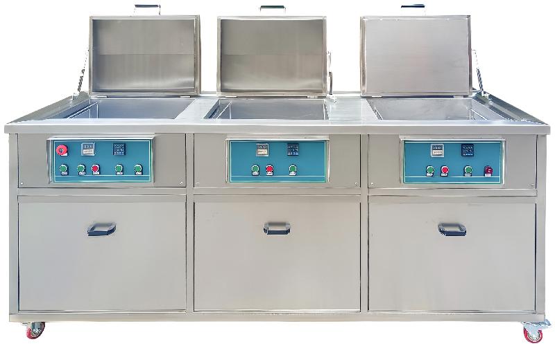 Nettoyeur ultrasons industriel 3 cuves - 60 litres avec filtration - fonctionnement 24/7 MW Tools UCI0603F_0