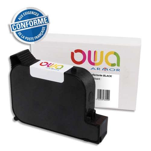 Owa - Cartouche compatible machine à affranchir PitneyBowes DM210/390 DE6181 - Capacité 2x84ml/2000 pages_0