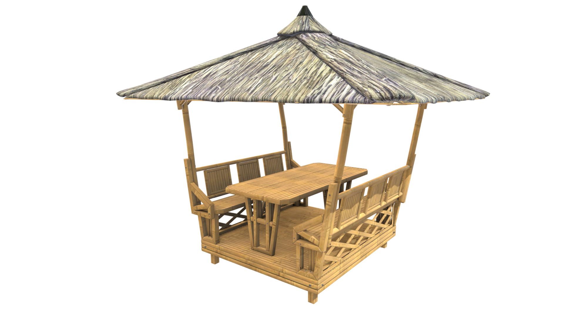 Paillote de jardin lucena